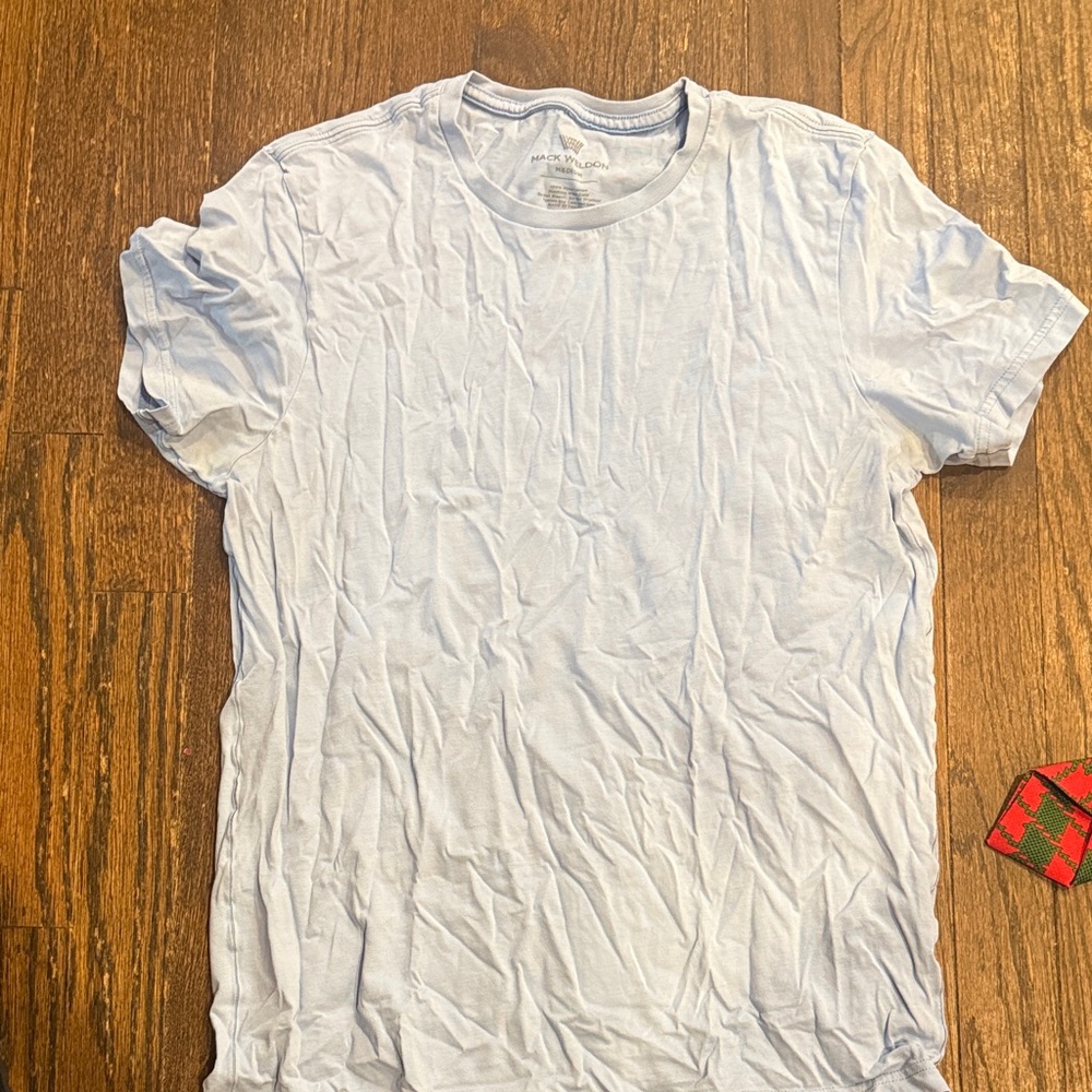 Mack Weldon Light Blue Short Sleeve Tee